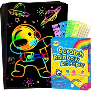 RMJOY Rainbow Scratch Pap